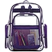 Heavy Duty Clear Transparent PVC Multi-pockets School Backpack/ Outdoor Backpack