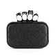 Hot evening bag skull ring day clutch women's shoulder bag
