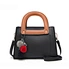 Fashion design good quality custom logo color tote bags pu handbag with straps