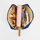 Factory custom low MOQ wholesale double zipper cosmetic bag women mini portable waterproof makeup storage cosmetic bag