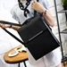 2021 Wholesale Nice Back Pack College School Bags Black PU Leather Women Backpack For Girls