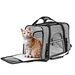 Fuyuan ISO factory custom large size travel lightweight animal polyester pet carrier hand bag