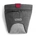 Custom logo waxed canvas dog treat fanny pack hands free pet dog training fanny pouch dog walking waist bag belt