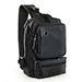 Men Vintage PU Leather CrossBody Sling Bag Large Capacity Casual Backpack