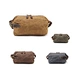 Custom Bag Men Wax Canvas Washing Travel Toiletry Cosmetic Bags
