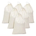 Custom Logo Printed Gift Canvas Cotton Double Shoes Dust Drawstring Shoe Bag