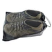 Factory custom polyester portable travel shoes storage bag packing organizer bag mesh drawstring shoe bag