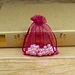 Wholesale Custom Logo Gift Drawstring Organza Bags Jewelry Bags