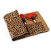 Factory custom leopard print custom color professional folding string roll up eyebrow brush bag brush holder
