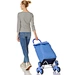 Private Logo Six Wheels Climb Stairs Folding Grocery Shopping Cart Stair Climbing Wheel Chair