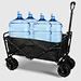 Heavy Duty Portable High Quality Larger Outdoor Garden Beach Wheeled Folding Camping Wagon Cart