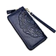 Hot lady bags wristlet handbag wallet girls long embossed clutch vintage leather ledies wallet