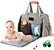 Private Label Wholesale Large Stylish Tote Convertible Travel Mommy Diaper Baby Bag