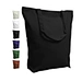 Black Eco Friendly Recycled 100% Cotton Or Blank Canvas Tote Bags With Custom Logo Printed