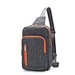 Factory custom casual travel nylon single men outdoor shoulder chest bag