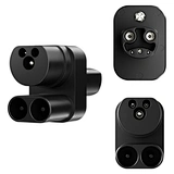 Ev Charger European CCS2 To CCS1 Adapter For Car Tesla CCS 2 Adapter With Switch