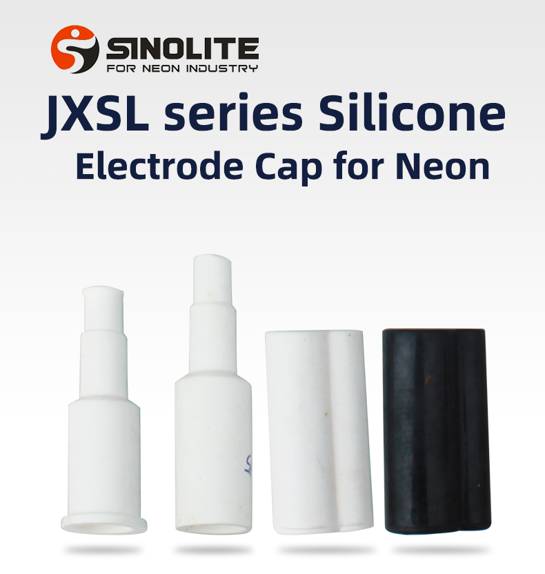 silicone electrode cap for neon