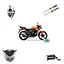 Motorcycle parts HAOJUE KA125/KA150