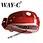 FUEL Tank Flame Red Decal BAJAJ BOXER BM150 PF71013F