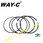PISTON RING SET O/S I (Ni) TVS KING G4320650