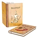 leaf designed notebook