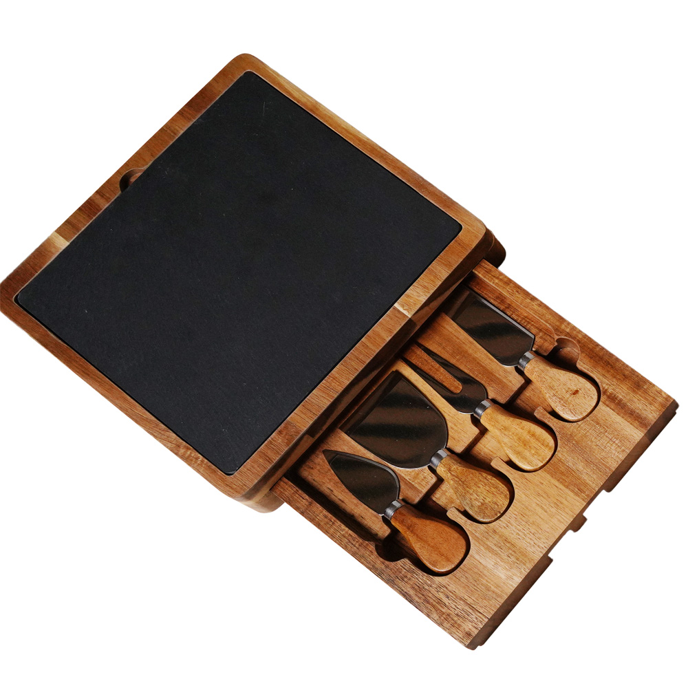 Multifunctional Acacia Wood Cheese Box