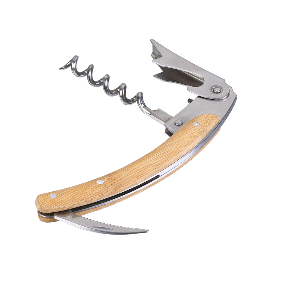 Bamboo Handle Wine Tool