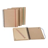 spiral notebook with elastic band