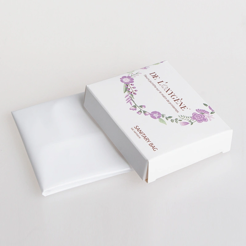 Feminine Hygiene Products Recyclable Sanitary Napkin Disposal Bag from