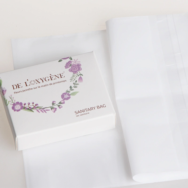 Feminine Hygiene Products Recyclable Sanitary Napkin Disposal Bag from