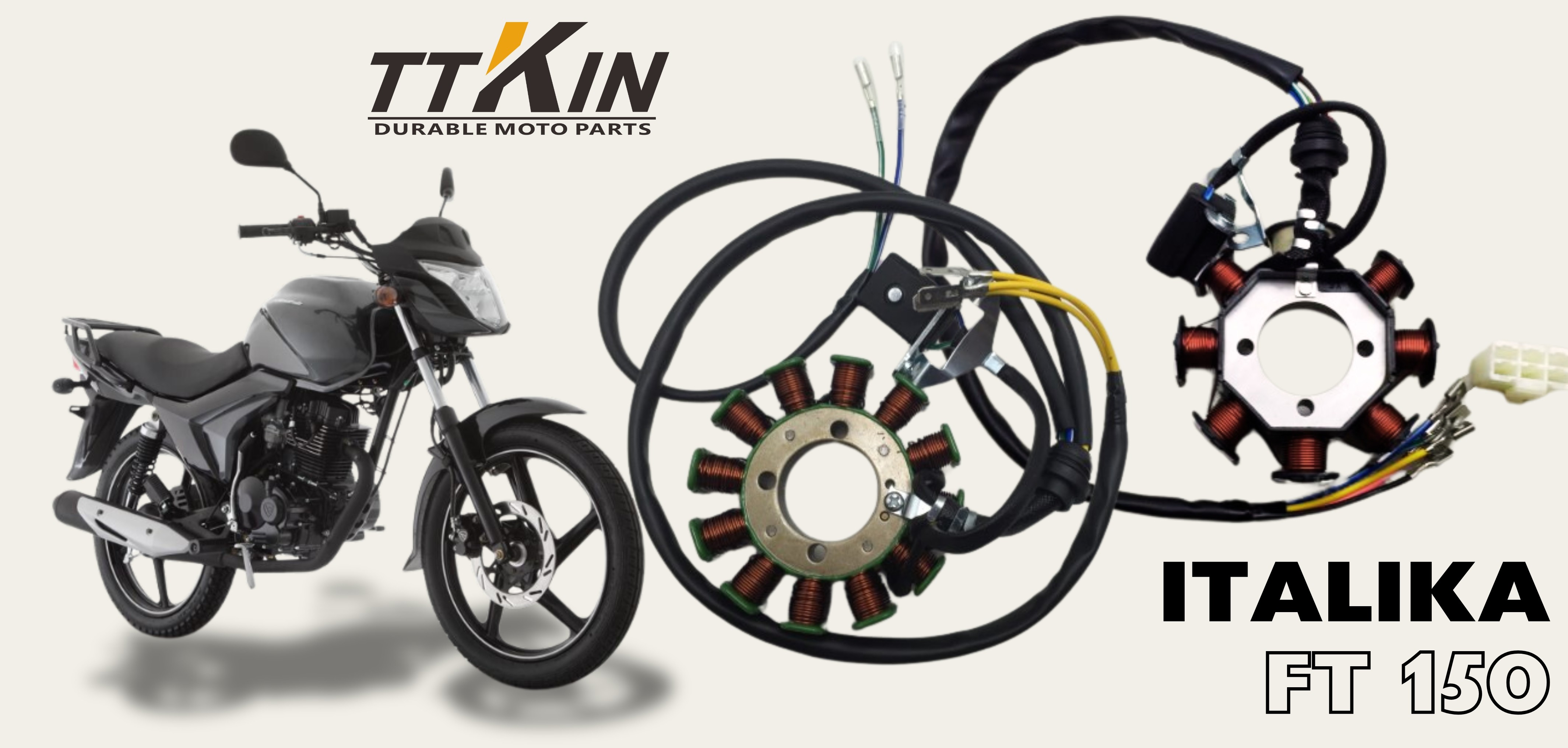 partes de una moto italika 150