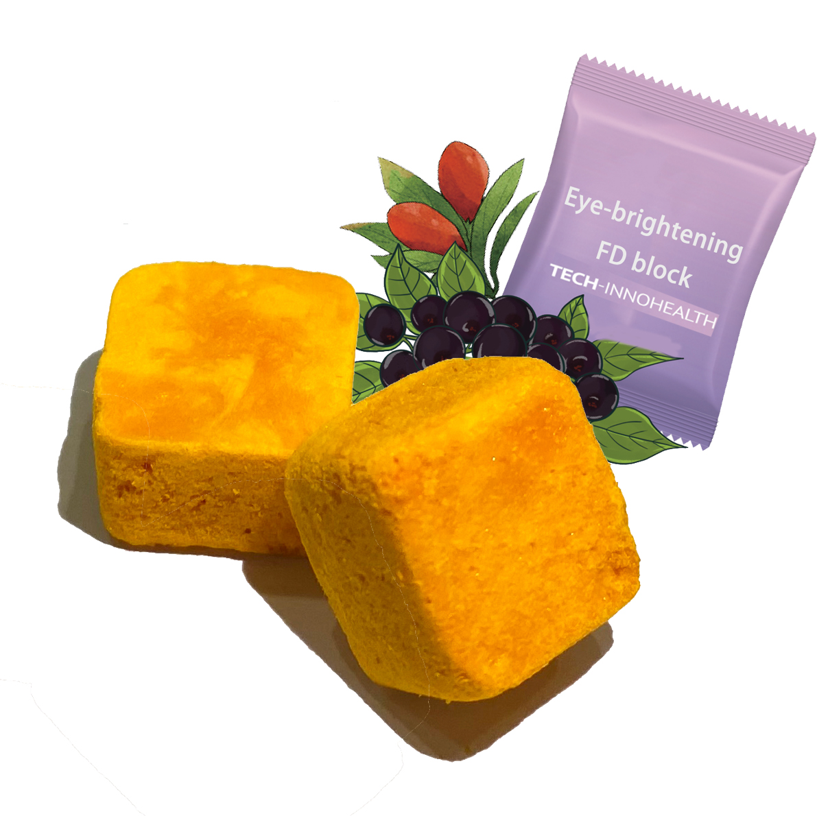 Eye-brightening FD block