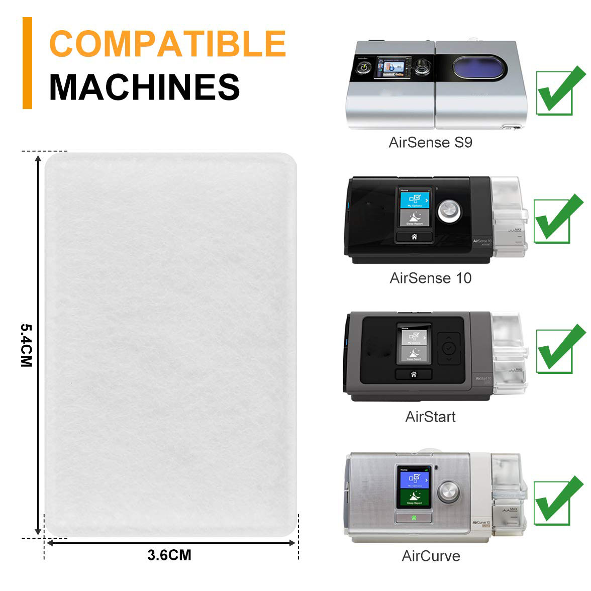 Air Sense 10 CPAP Filter