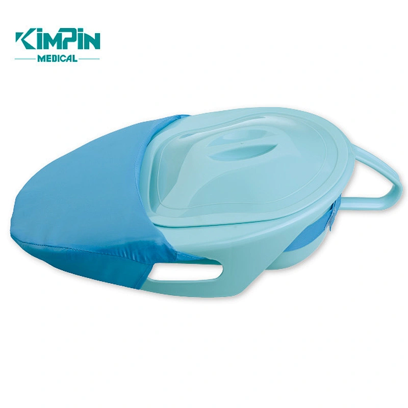 Home and hospital reusable plastic bed pan with cover for Patient