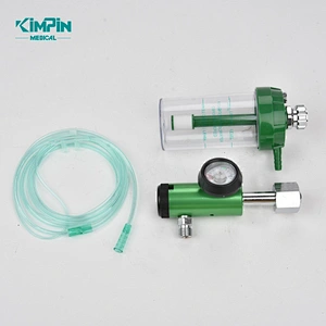 Medical Oxygen Regulator With Humidifier Bottle For Oxygen Cylinder Using CE Certificate