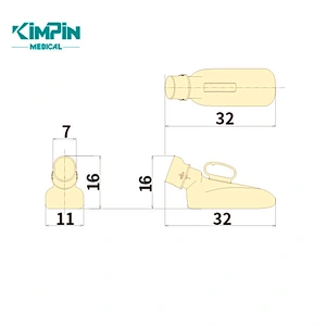 Hospital Portable Male Urinal Bottle