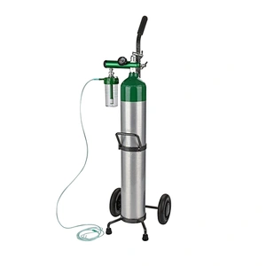 Single cylinder D/E oxygen cylinder car