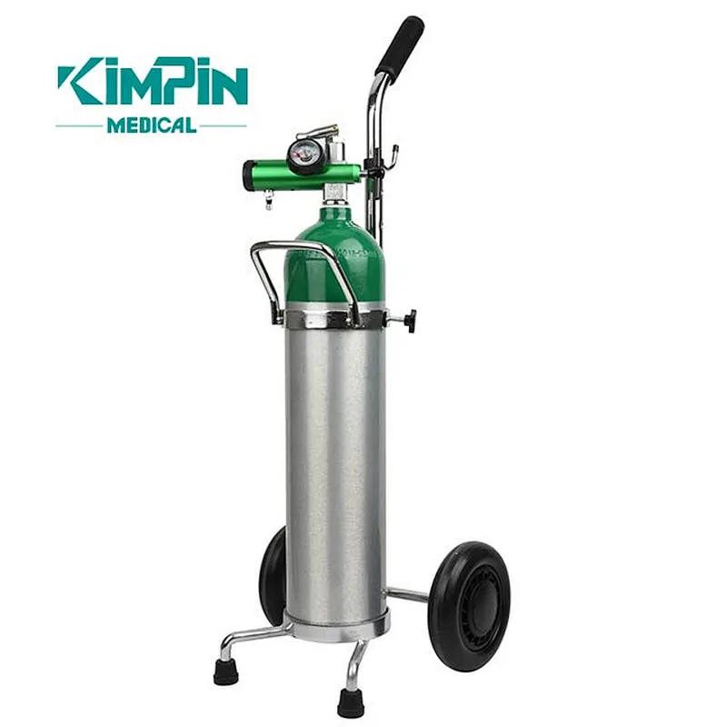 Single cylinder D/E oxygen cylinder car