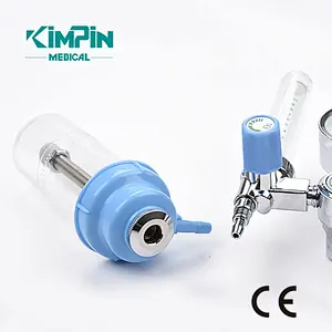 Hospital medical regulator with flowmeter and humidifier for gas cylinder