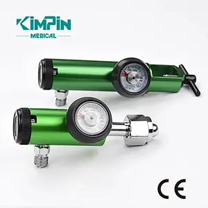 Medline Mini Oxygen Regulator With Bottle CE certificate 0-15 Liters per Minute,  CGA540 Connection