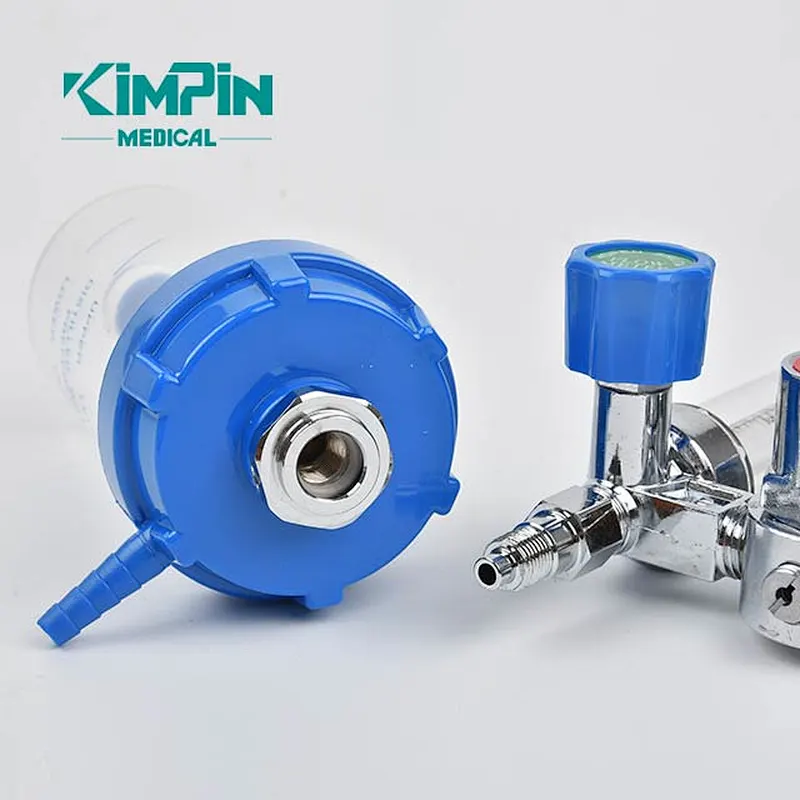 YR-86 Factory Direct Economical Bull Nose Oxygen Medical Inhaler with Buoy Type Flowmeter