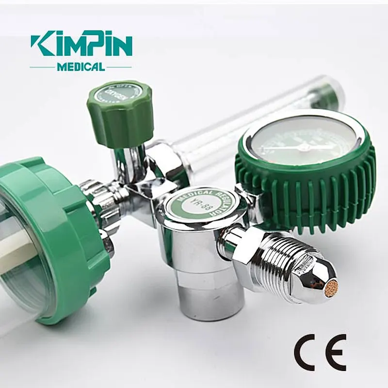 YR-88 Hospital Buoy Type Medical Oxygen Regulator with Humidifier and Flow Meter