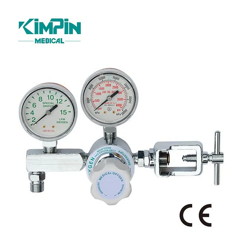 Medical treatment oxigen regulator for CGA540 CGA870 nut