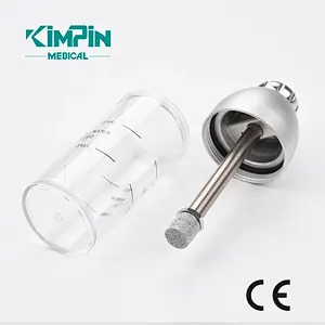 Double Oxygen Humidifier Inhaler With Plastic Medical Inhaler