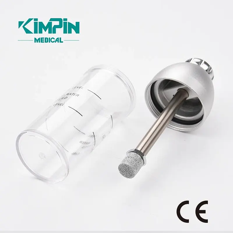 Double Oxygen Humidifier Inhaler With Plastic Medical Inhaler