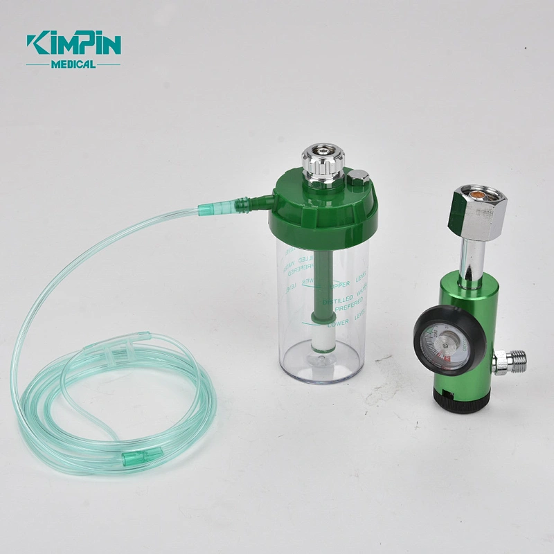 Medical Oxygen Regulator With Humidifier Bottle For Oxygen Cylinder Using CE Certificate