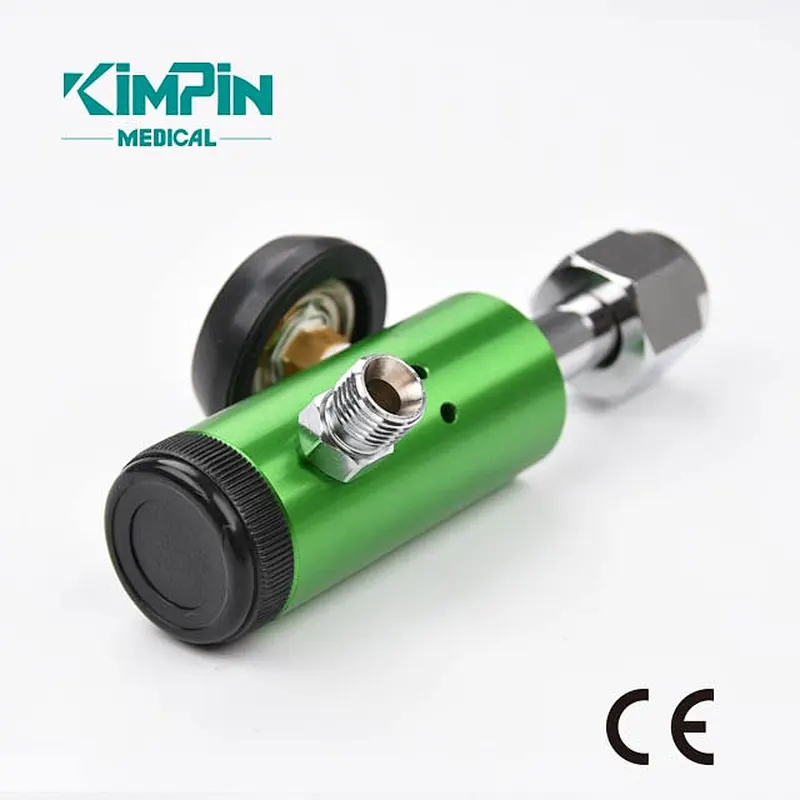Medical Grade CGA 540 Oxygen Pressure Regulator With DISS or BARB Outlet