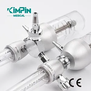 Double Oxygen Humidifier Inhaler With Plastic Medical Inhaler