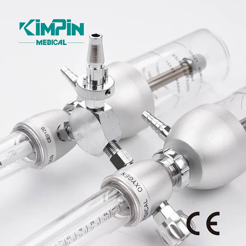 Double Oxygen Humidifier Inhaler With Plastic Medical Inhaler