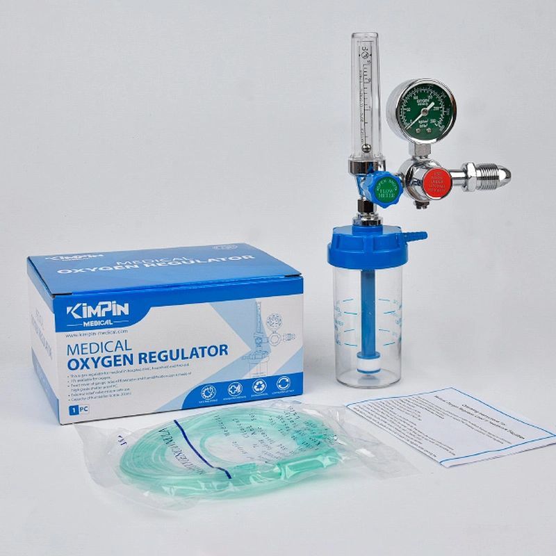 YR-86 Factory Direct Economical Bull Nose Medical Regulator Inhaler With Buoy Type Flowmeter